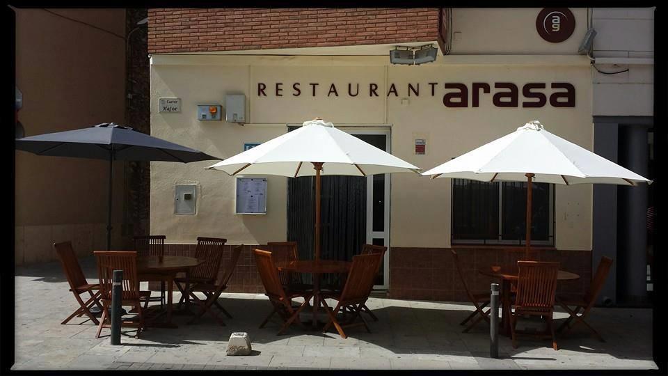 Hostal Restaurante Arasa Santa Bárbara Buitenkant foto
